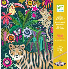 Carte da grattare - Animali tropicali