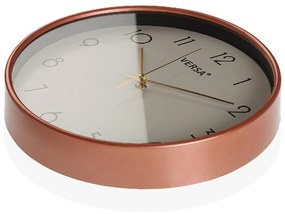 Orologio da Parete Gold Plastica (4 x 30 x 30 cm) - Marrone