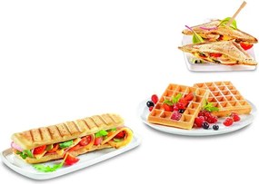 Sandwich maker in nero e argento Snack Time - Tefal