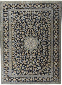 Kashan Tappeto persiano 400x290 Blu (Iran) Annodato A Mano