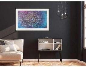 Poster Blue and Pink Mandala