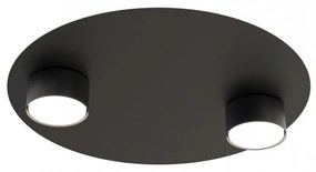 Lampada da soffitto in acciaio BOLX 2 nera 2xGX53 Colore del corpo Nero
