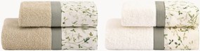 Set di 4 asciugamani in cotone Ivy