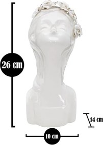 Vaso Young Lady Roses Cm 10X14X26