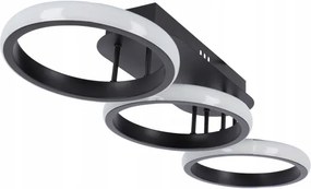 Plafoniera LED dimmerabile LED/30W/230V 3000-6500K nero Wi-Fi Tuya + telecomando