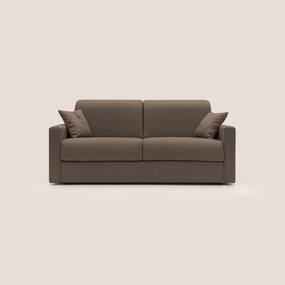 Chris Divano letto matrimoniale in tessuto impermeabile T13 marrone