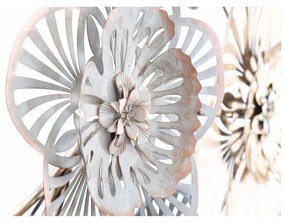 Decorazione da appendere in metallo con motivo floreale Mauro Ferretti -B-, 118 x 58 cm Campur - Mauro Ferretti