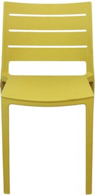 CABOT - set 2 sedie in polipropilene impilabile