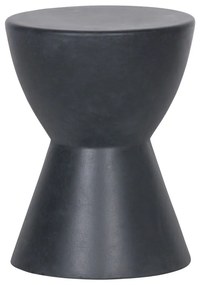 Sgabello grigio antracite adatto all'esterno , ø 35 cm Dover - WOOOD