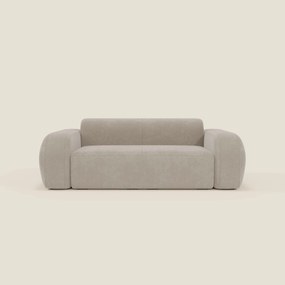 BonBon Divano modulare Lineare 220 – Seduta unica in tessuto smacchiabile T23 panna