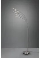 Piantana Reed 5 Archi Led Nichel Opaco H195 cm Trio Lighting