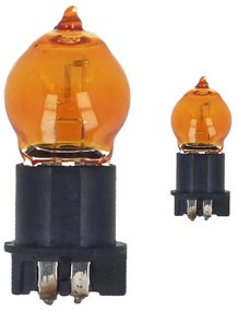 2 PZ Lampada Alogena PWY24W 12V 24W WP3.3x14.5-4 Amber Arancione Compatibile Philips 12174NAHTRC1