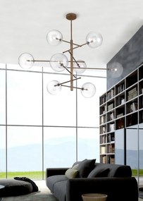 8-light suspension- 267.180.04  Estro  - Metal Lux