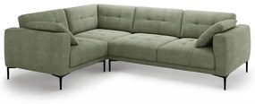 Divano angolare verde (con penisola a sinistra/a L) Bemy – Micadoni