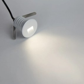 Faretto 1W  per Gradini IP67 LED OSRAM, Bianco - Professional Colore  Bianco Caldo 2.700K