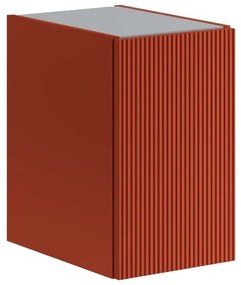 Armadietto bagno a terra Opera 1 anta P 45.5 x L 30 x H 50 cm laccato opaco paprika