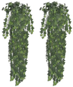 Edera Artificiale Verde 2 Cespugli 90 Cm /
