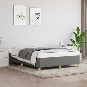Giroletto Senza Materasso Grigio Scuro 140x190 Cm Tessuto /