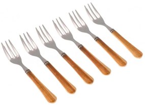 Set 6 Pz Forchette da Dolce - Posate Particolari Boston in Stile