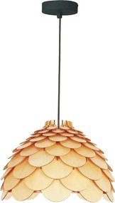 Lampada a sospensione con cavo BURGO 1xE27/60W/230V diam. 35 cm