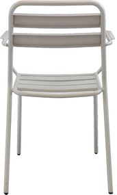 ROMANUS - poltrona da giardino impilabile in ferro