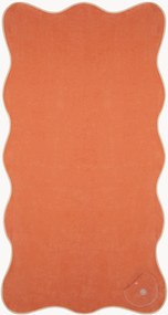 Telo mare in cotone Wavy