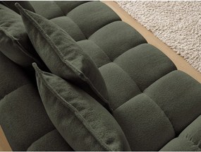 Divano verde con rivestimento in ciniglia 278 cm Everest – Bobochic Paris