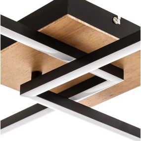 Briloner 3210-014 - Plafoniera LED dimmerabile FRAME 2xLED/11W/230V marrone