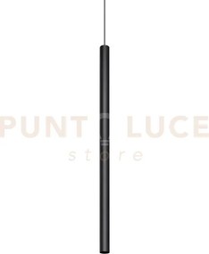 Look round sospensione 1 luce attacco gu10 nero d.4x10cm