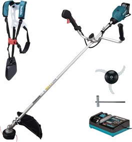 Makita - Decespugliatore xgt con batteria 40V Max da 4,0Ah - caricabatterie - accessori - UR006GM102