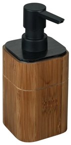 WENKO 26102100 - Dispenser per sapone SERRO 7,5x16,5 cm marrone/nero