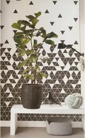 Fotomurale ESTA Triangoli, nero e bianco 186X280 cm