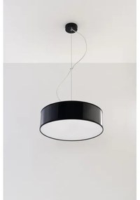 Lampadario a sospensione con filo ARENA 35 2xE27/60W/230V nero