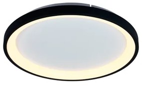 Brilagi - LED dimmerabile plafoniera FALCON SLIM LED/42W/230V Ø 50 cm nero + telecomando