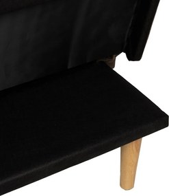 Divano marrone allungabile con rivestimento in ciniglia 175 cm – Ixia