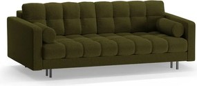 Divano verde allungabile/con contenitore con rivestimento in bouclé 222 cm Bali – Cosmopolitan Design