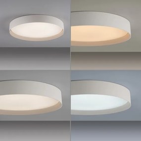 Schöner Wohnen 14595-39 - Plafoniera LED dimmerabile TAVOLI LED/34W/230V grigio +telecomando