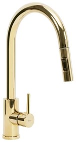 REA-B0669 - Miscelatore per lavello con doccetta estraibile FRESH 39,5 cm oro