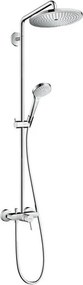 Doccetta con flessibile doccia e barra di scorrimento HANSGROHE Croma Select S in abs cromo anticalcare 1 getto