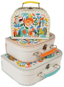 Valigie per bambini in set di 3 pezzi Wild Wonders - Rex London