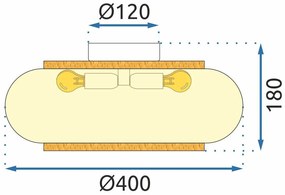 Plafoniera da soffitto  APP1253-3C