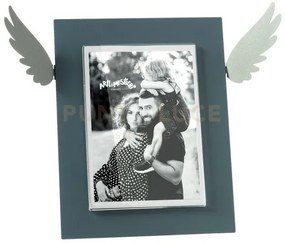 Portafoto di design icaro grande petrolio ,bianco marmo in ferro e ...