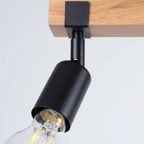 Sollux SL.1297 - Faretto ZUCA 3xE27/15W/230V nero