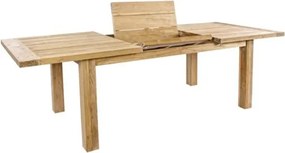 Tavolo Da Esterno Allungabile 180-250 Cm In Legno Massello Rustico FSC Bounty Bizzotto