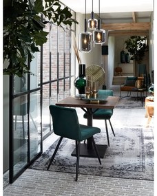 Lampada da soffitto grigia con paralume in vetro ø 21 cm Lekar - Light &amp; Living