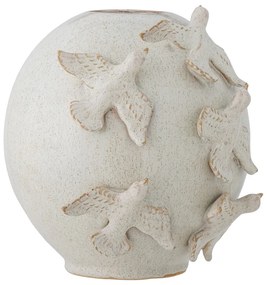 Vaso in gres crema (altezza 25 cm) Abira - Bloomingville