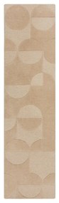 Tappeto beige in lana 60x230 cm Gigi - Flair Rugs