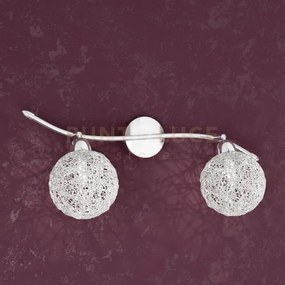 Willow faretto 2 luci decoro gomitolo 1098-f2-go