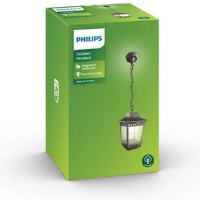 Philips 15406/86/PN - Lampadario da esterno HEDGE 1xE27/60W/230V IP44