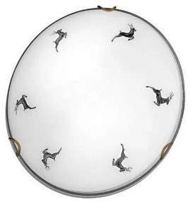 Kolarz 731.11.4.133 - Plafoniera NONNA 1xE27/60W/230V pr.30 cm cervo grigio